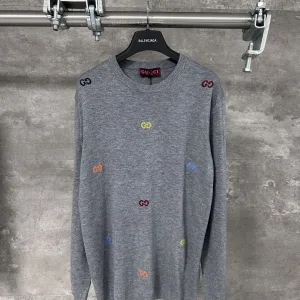 Luxury Gucci Diamond Long-Sleeved Shirts For Fall