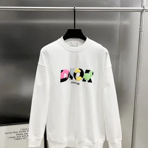 1:1 Dior Foam Long-Sleeved Sweatshirt For Fall