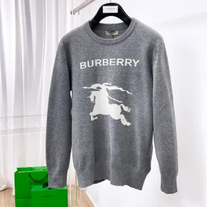 High Quality Reps Burberry Long-Sleeved Sweater Ash Wool Cashmere