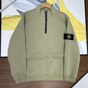 Reps Stone Island Long-Sleeved Red Cotton Pure