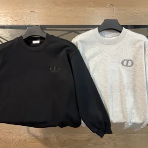 High Quality Dior Long-Sleeved Red Cotton Twill