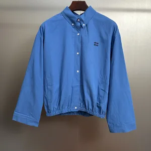 Designer High Quality Miu Miu Cotton Shirt