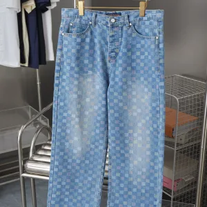 High Quality Super Clone Ami Jeans Ash Suede Denim Sophistication Spring Summer
