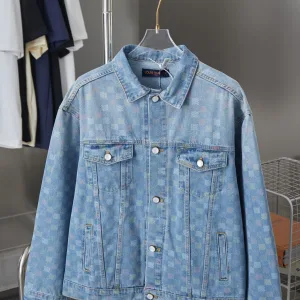 Designer Ami Jacket Red Denim Sophistication Spring Summer