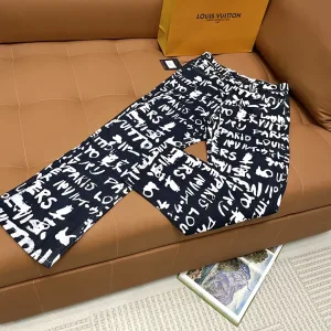 Super Clone Louis Vuitton Pants Ash Denim Winter