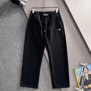 Luxury High Quality Prada Cotton Trousers For Fall