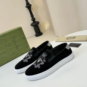 Designer Luxury Gucci Cowhide Loafers For Spring