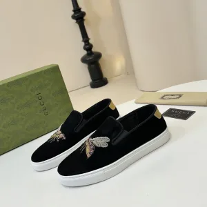 Designer Gucci Leather Loafers