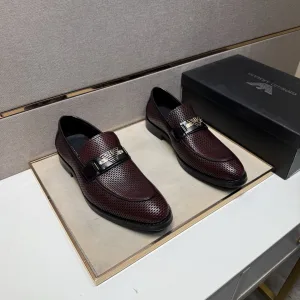 High Quality Designer Armani Formal Attire Color Genuine Leather