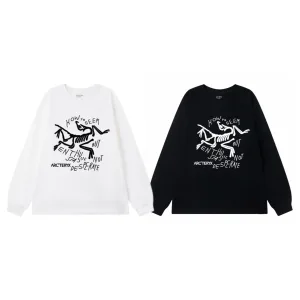 Designer Archaeopteryx Long-Sleeved T-Shirt Red Cotton Pure Professional Outdoor