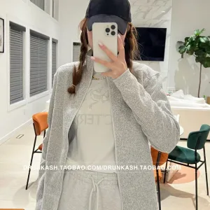 High Quality Designer Archaeopteryx Outerwear Red Wool Cashmere Adhesive Fleece Lace Fabric Outdoor Functionality Autumn Winter And Patch