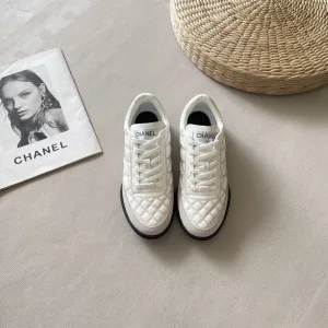 Designer High Quality Chanel Casual Shoes Ash Genuine Leather Street Style Autumn Winter