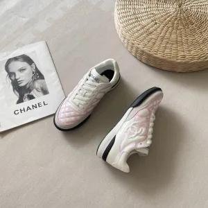 High Quality Luxury Chanel Casual Shoes Ash Genuine Leather Street Style Autumn Winter