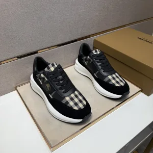 Luxury Burberry Casual Shoes Color Genuine Leather