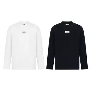 Designer Luxury Margiela Cotton Long-Sleeved T-Shirt