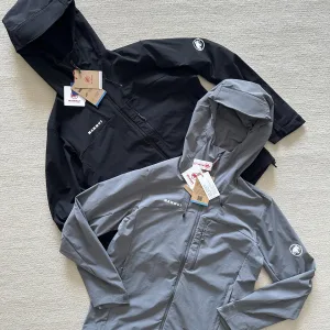 Super Clone Mammut Coat Red Autumn Side Pockets