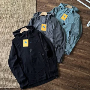 High Quality Super Clone Hugo Jacket Green Quick-Drying Autumn Embroidery Patch