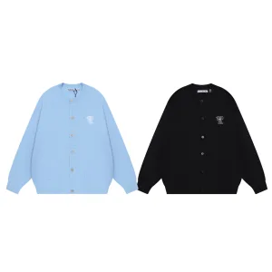 Reps Super Clone Acne Studios Outerwear Red Wool Blend Denim Embroidery