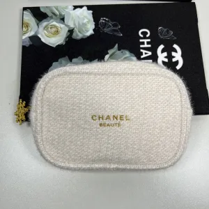 Luxury AAA Chanel Makeup Bag Ash Cashmere