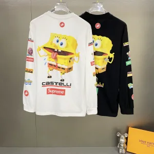 High Quality Aaa Supreme Cotton Long-Sleeved T-Shirt