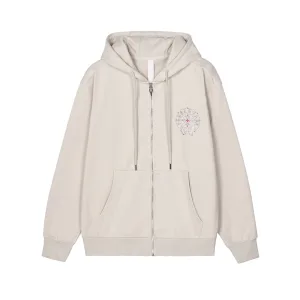 Luxury Chrome Hearts Calfskin Hoodies For Autumn