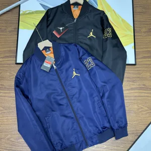 AAA Jordan Jacket Red Oxford Cloth Spring Autumn Embroidery