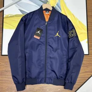 AAA Jordan Jacket Red Oxford Cloth Spring Autumn Embroidery