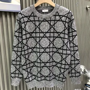 Designer High Quality Dior Diamond Knitwear For Autumn