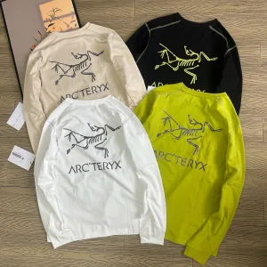 Super Clone Archaeopteryx Long-Sleeved T-Shirt Red Knitted Fabric Autumn Winter Zippered Pocket
