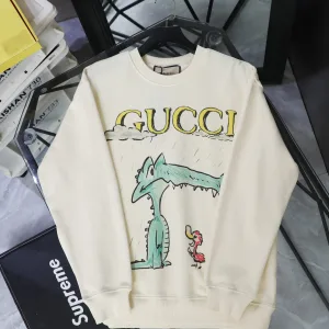 Luxury High Quality Gucci Sweatshirt Ash Spring Summer