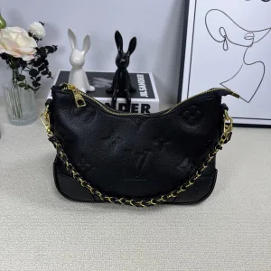 AAA Luxury Louis Vuitton Handbags Black Understated Luxury