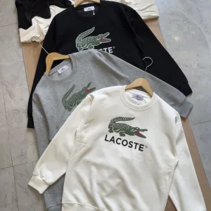 Reps Lacoste Hoodie Ash Cotton Spring Autumn Winter