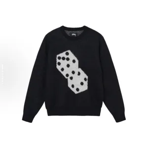 High Quality Stussy Sweater Red Mohair