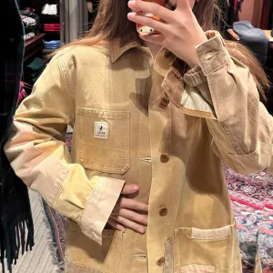 High Quality Ralph Lauren Outerwear Ash Cotton Spring Patch