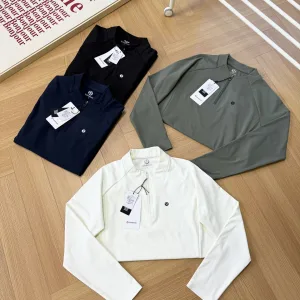 Super Clone Lululemon Long-Sleeved T-Shirt Green Unrestricted Movement Quick-Drying Light Exercise Autumn Winter And