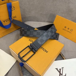 Super Clone Louis Vuitton Belt Red