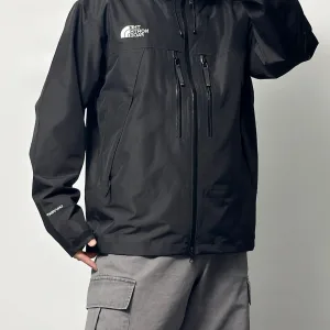 Super Clone High Quality The North Face Outerwear Red Windstopper Daily Commute Outdoor Windproof Spring Summer Autumn Embroidery Color Blocking Multiple Splicing Cuffs