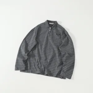 High Quality Designer Miu Long-Sleeved Shirts Red Cotton Pure Sophistication Patch