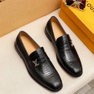 Luxury Louis Vuitton Calfskin Leather Shoes