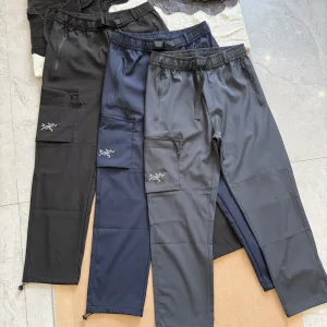 Reps Archaeopteryx Trousers Blue Adjustable Drawstring Lightweight And Breathable Side Pockets