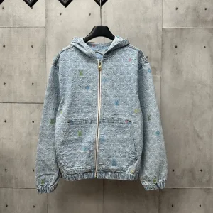 Luxury Aaa Louis Vuitton Denim Outerwear For Fall