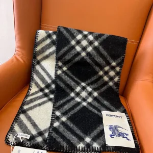 Reps Burberry Scarf Red Wool Winter