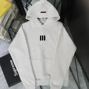 Super Clone Fear Of God T-Shirts Ash Cotton Ribbed Fabric Flannel Streetwear