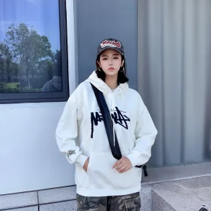 High Quality Luxury Stussy Hoodie Red Cotton Pure Xinjiang Fleece Autumn Early