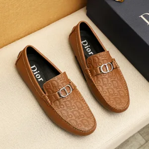 High Quality Luxury Dior Cowhide Leather Shoes