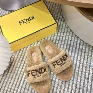 Aaa Luxury Fendi Wool Slippers