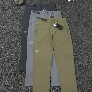 Designer AAA Archaeopteryx Long Pants Green Professional Outdoor Autumn Winter Ergonomic Tailoring Slim Fit