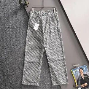 Luxury Dior Cotton Pants