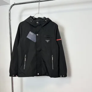 Luxury Prada Coats Red