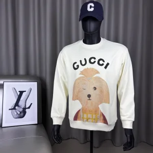 Super Clone High Quality Gucci Long-Sleeved Shirts Red Cotton Pure
